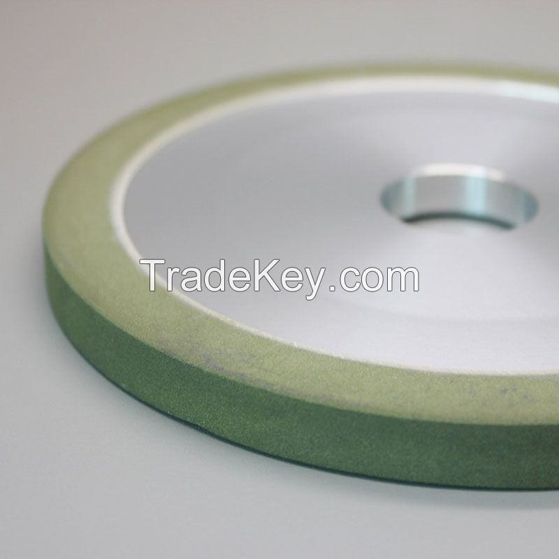 Vitrified diamond bruting wheel for polishing and bruting natural diamond