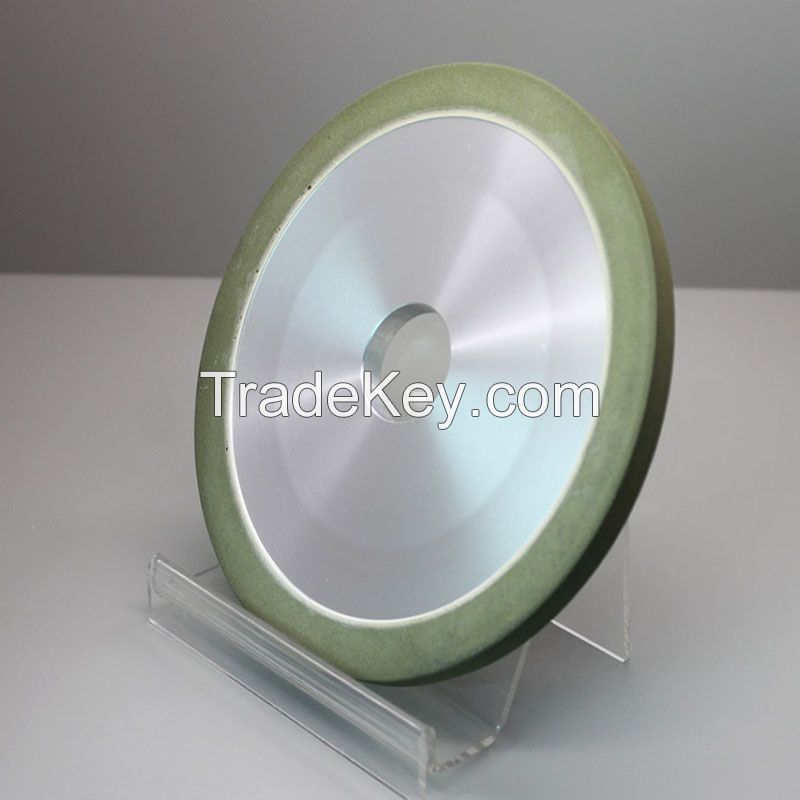 Vitrified diamond bruting wheel for polishing and bruting natural diamond