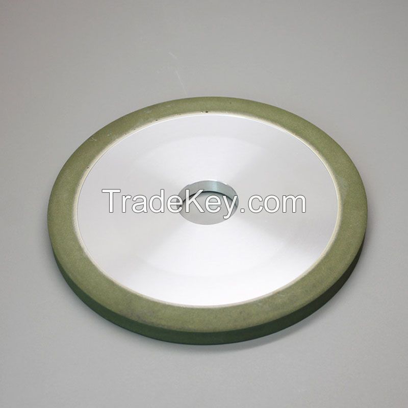 Vitrified diamond bruting wheel for polishing and bruting natural diamond