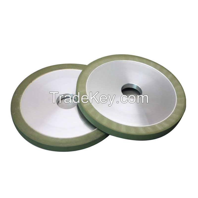 Vitrified diamond bruting wheel for polishing and bruting natural diamond