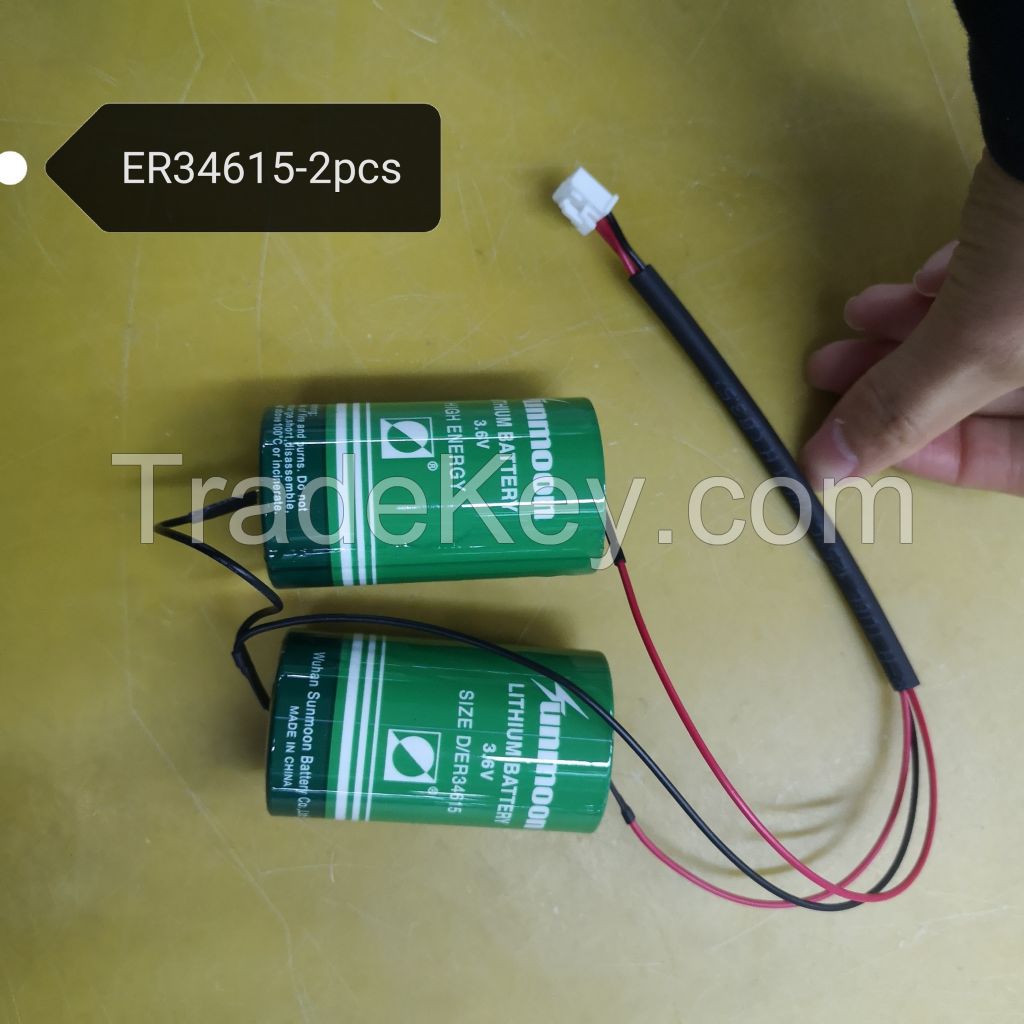 3.6V primary lithium battery14250 batteries with pin Li-SOCl2 Cylindrical Lithium Cells 