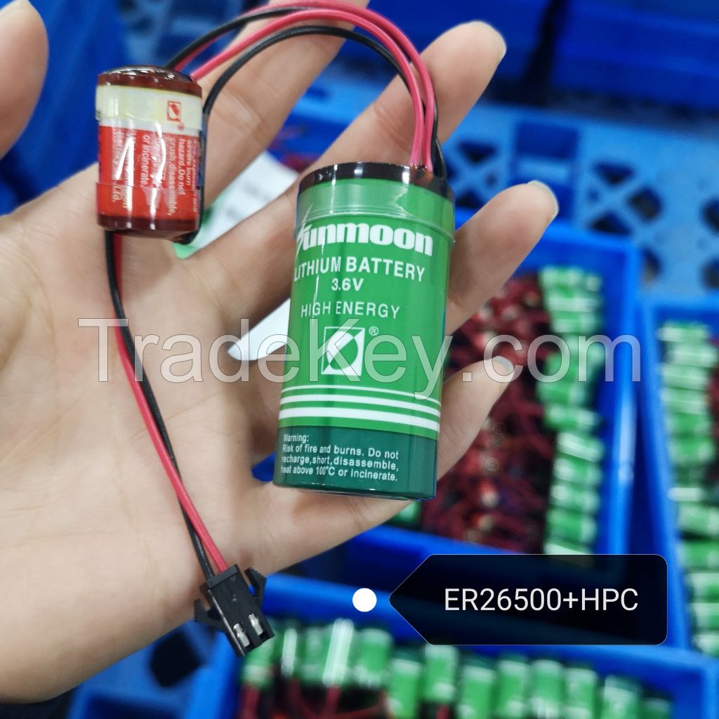 3.6V primary lithium battery14250 batteries with pin Li-SOCl2 Cylindrical Lithium Cells 