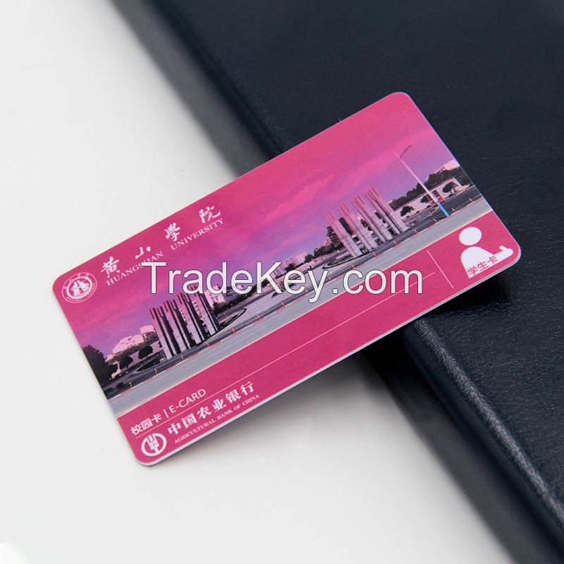 School card characteristic Non-contact smart card sensitive Good encryption performance, high temperature resistance