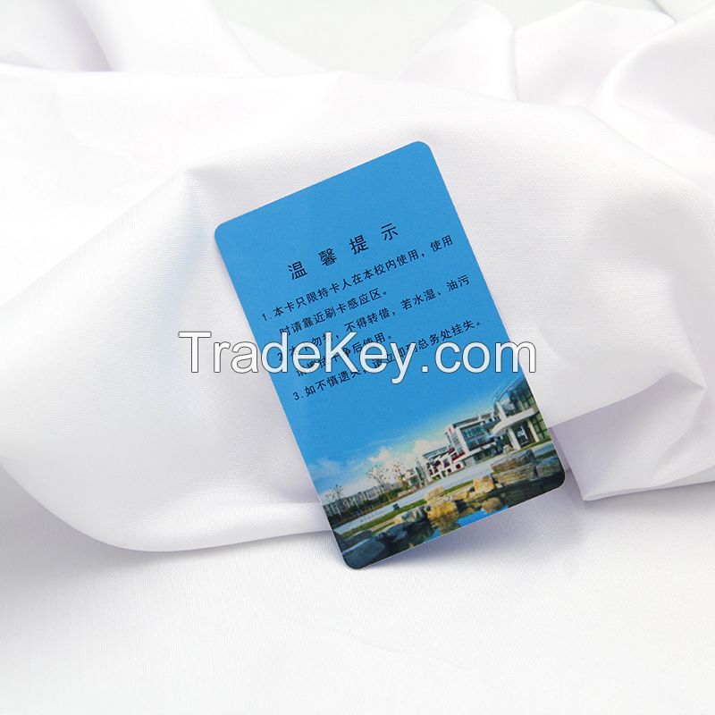 Campus Portrait Card characteristic Non-contact smart card sensitive Good encryption performance, high temperature resistance