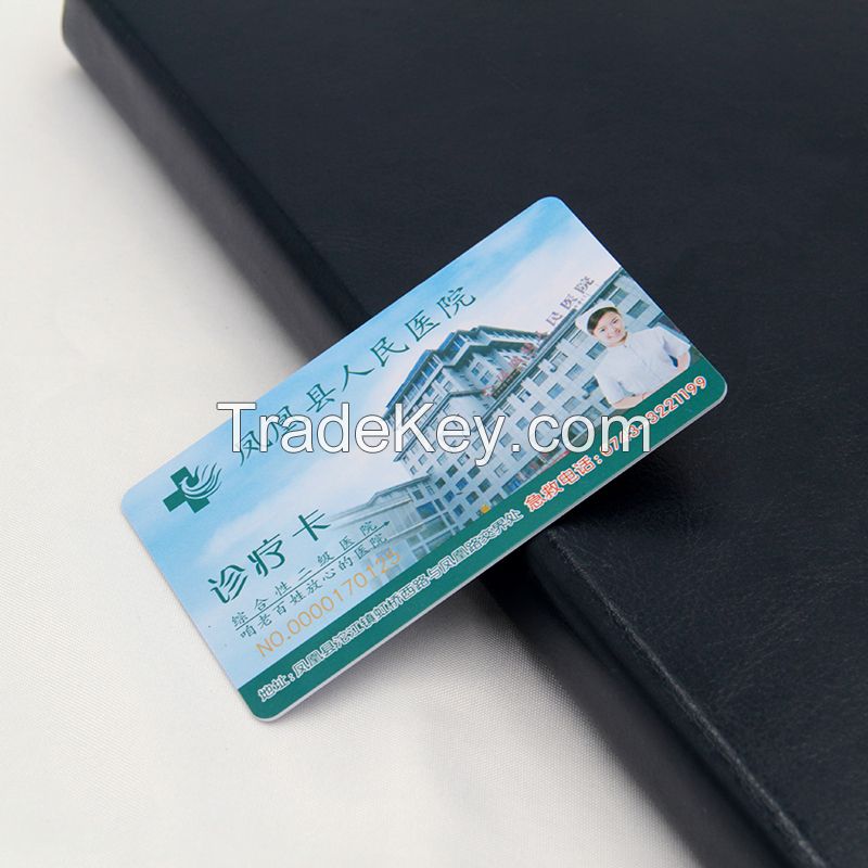 Medical card characteristic Non-contact smart card sensitive Good encryption performance, high temperature resistance