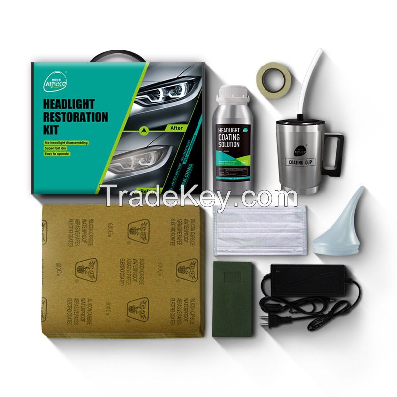 Allplace PC Headlight Restoration Kit Headlight Cleaner Headlight Renovation