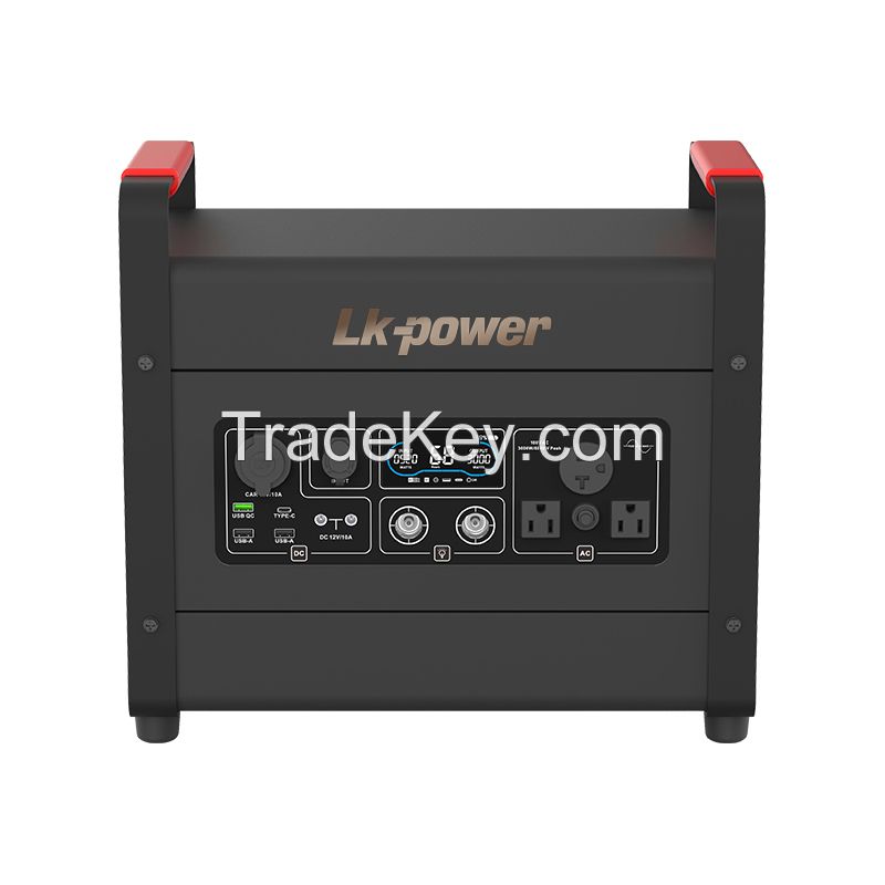 3000w 110v AC DC Portable Power Station Solar Generator