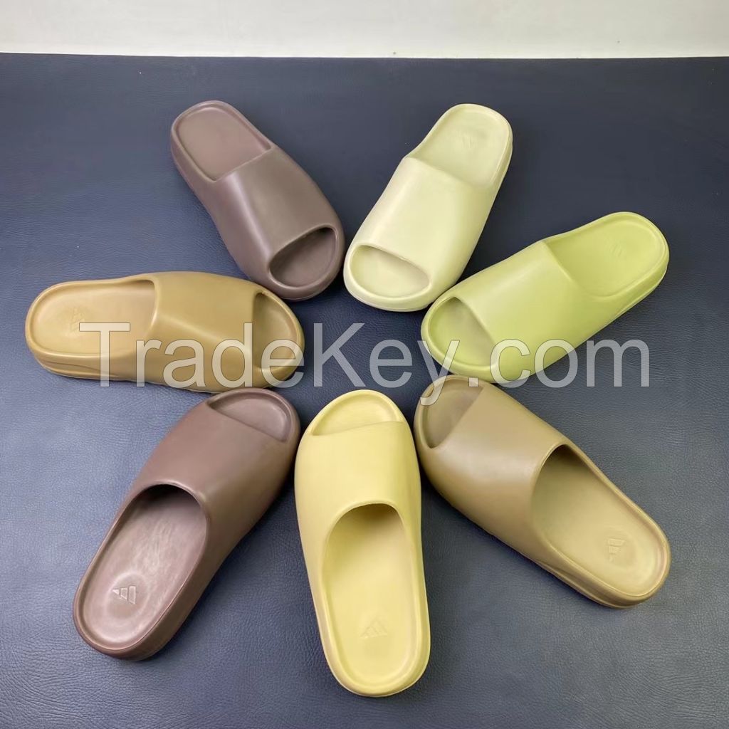 Men slide  Pure Resin Enflame Orange Sand top quality slippers