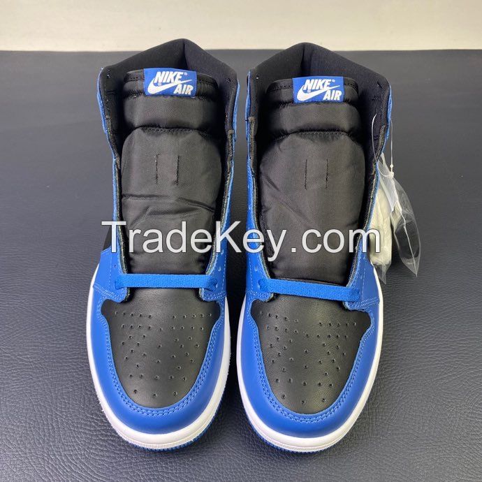 Men Athletic Shoes Retro High Og Dark Marina Blue Basketball Shoes  555088-404