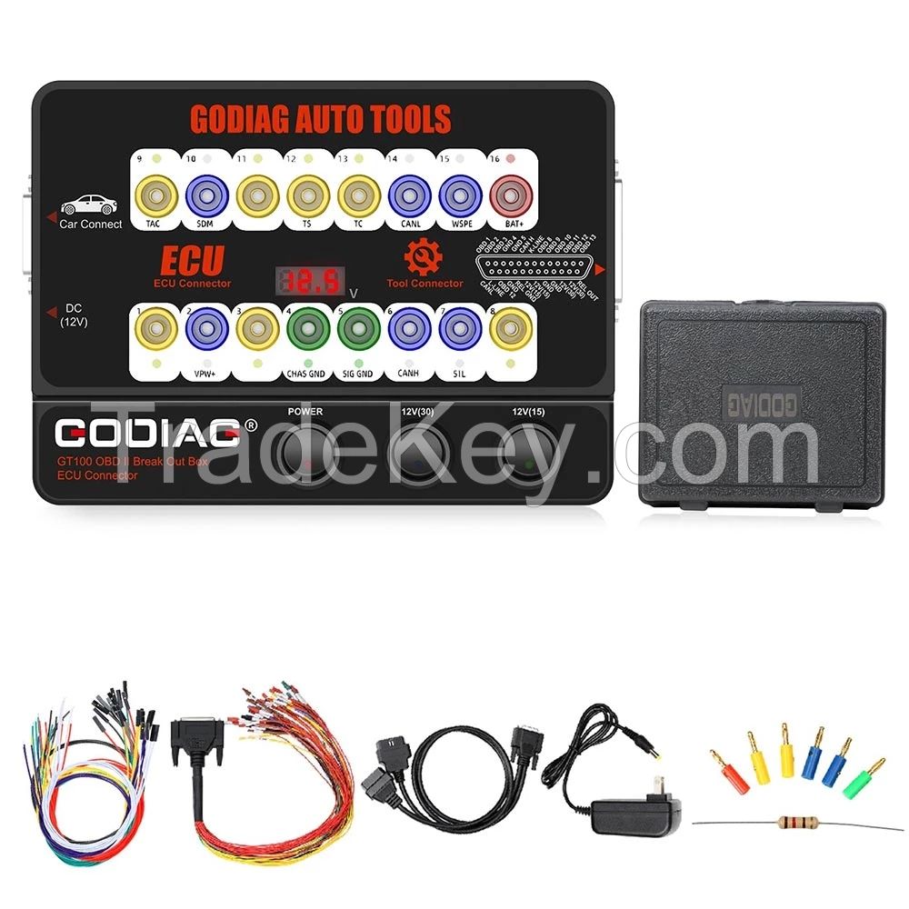 GODIAG GT100 Auto Tool OBDII Break Out Box ECU Connector