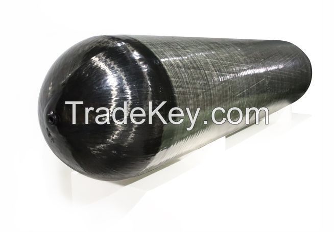 Steel Liner Full-wrapped Composite CNG Cylinder for Vehicles