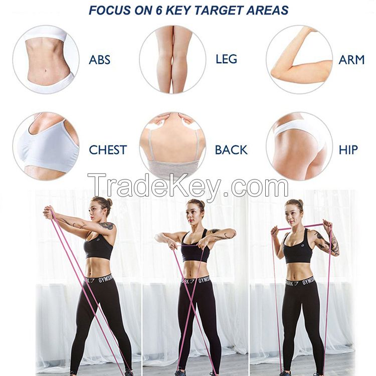 Home Workout Fabric Long Resistance Band Yoga Stretch Band