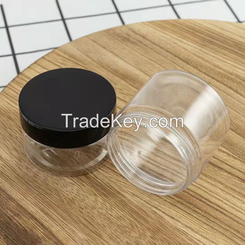 8oz PET Plastic Jar with Lid Cosmetic Cream Container