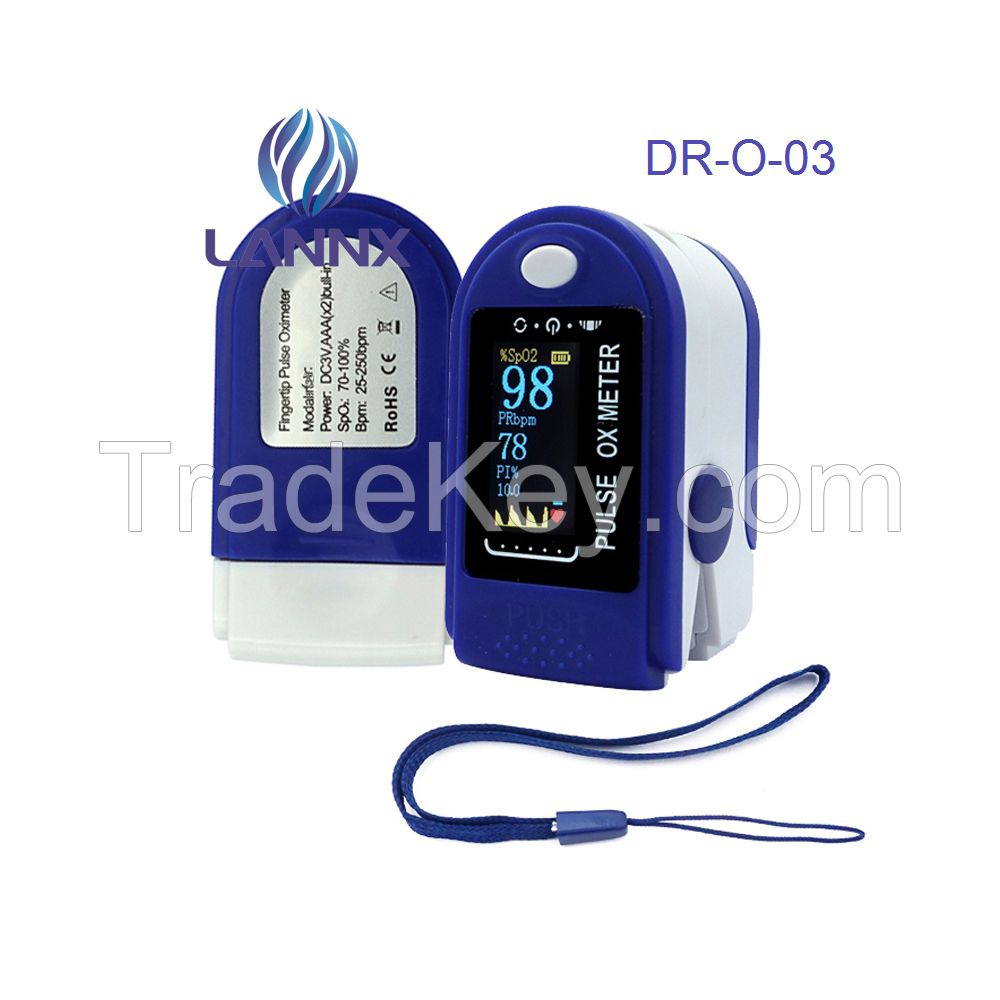 LK88 family healthcare handheld digital oximetro medical portable fingertip pulse oximeter