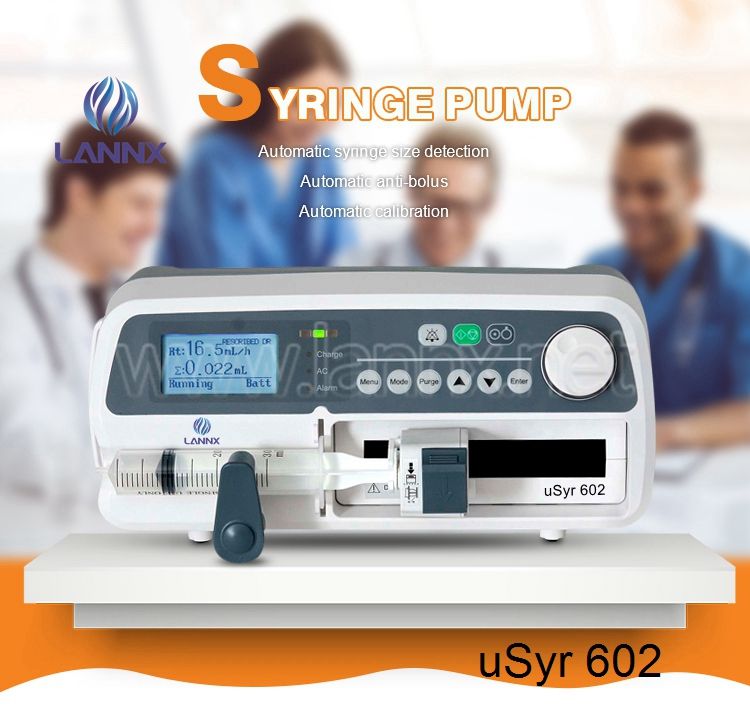 LANNX uSyr 602 Multifunction with screen Hospital Clinic Syringe Pump