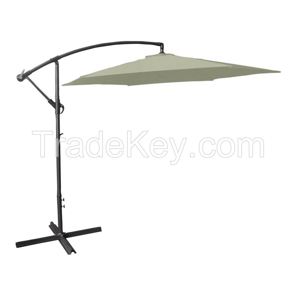 Uplion Sun garden hanging patio umbrella outdoor solar led parasol