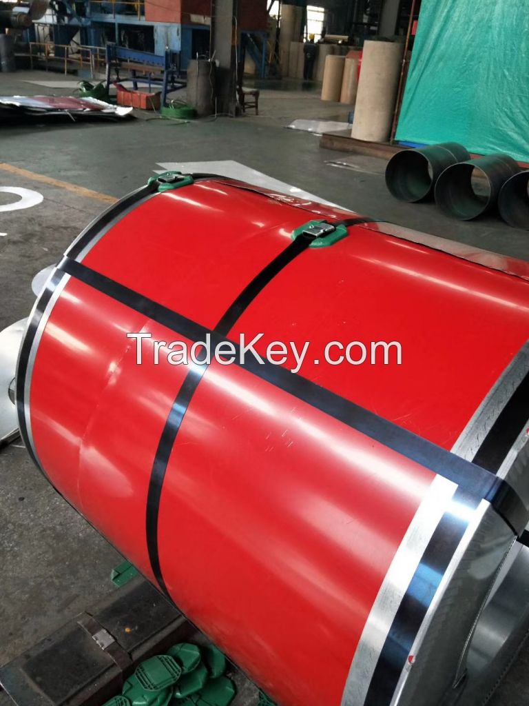 Prepainted steel coils