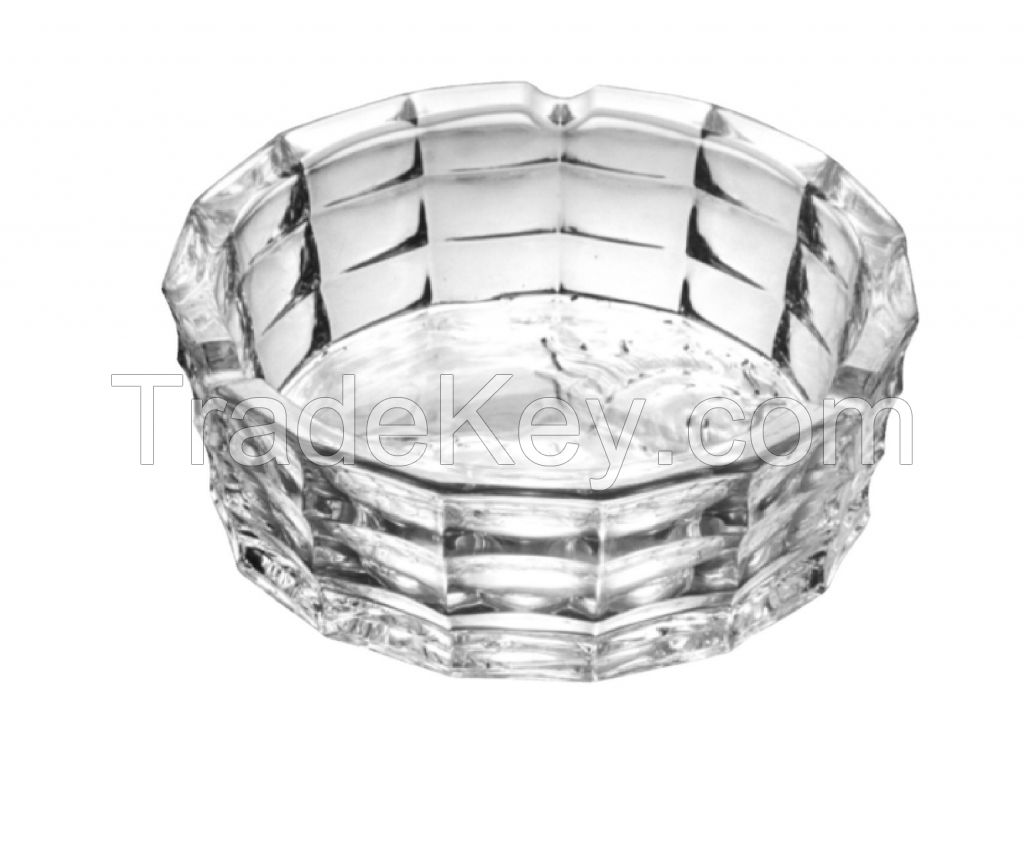 luxury glass ashtray high quality tabletop ash tray cheap factory 