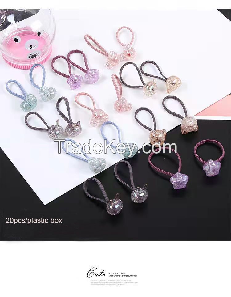 Pretty Cartoon Girl's Hairband 20pcs One Set