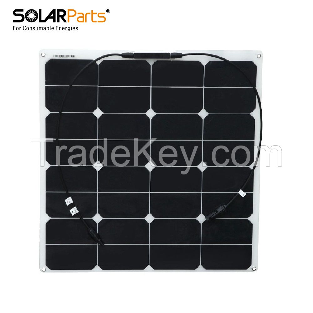 50W ETFE Sunpower Flexible Solar Panel