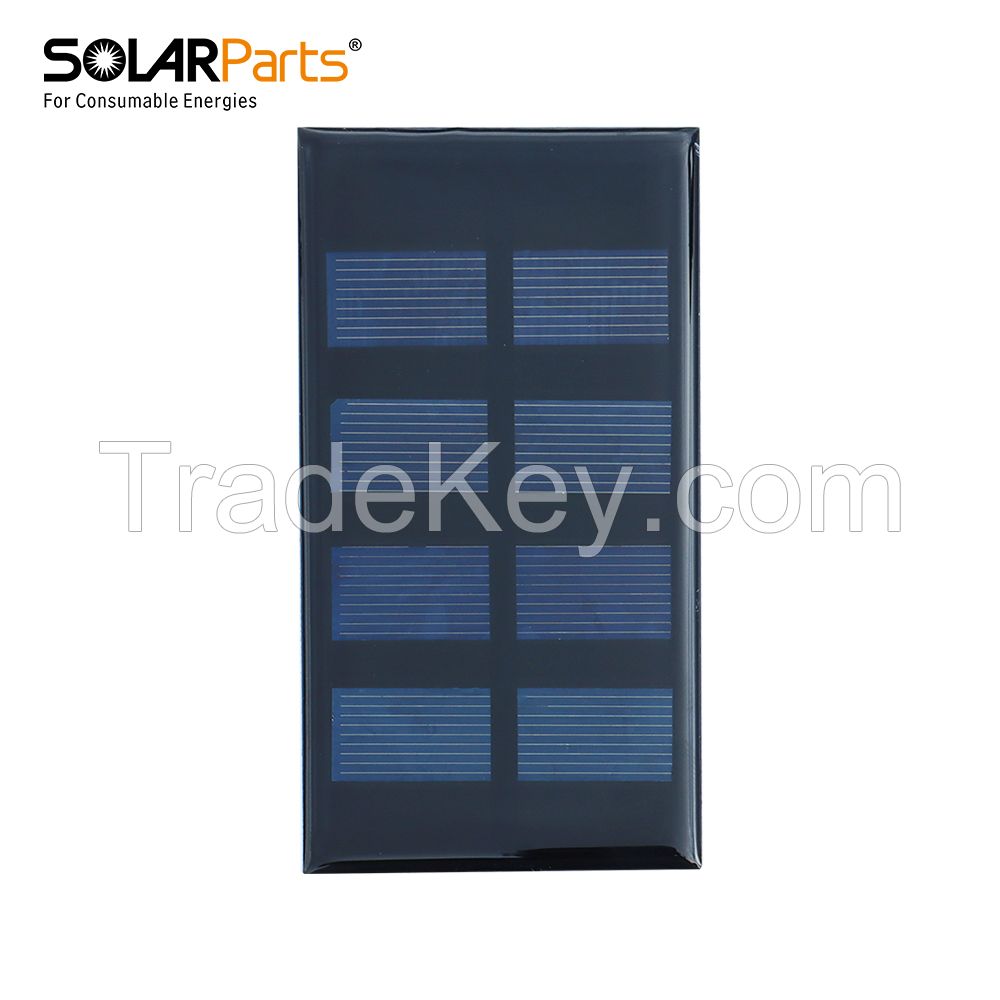 2V 400mA Epoxy Resin Solar Panel for Educational Toys/Kits