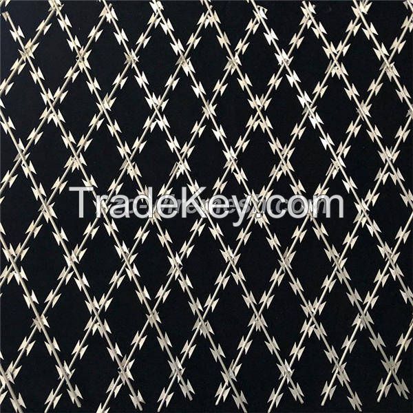 Special-Shaped Blade Pricking Welded Razor Wire Mesh