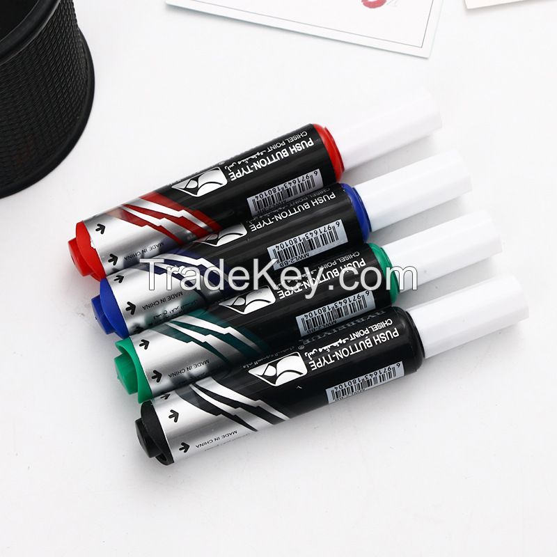 New dry erasable and push button type whiteboard marker