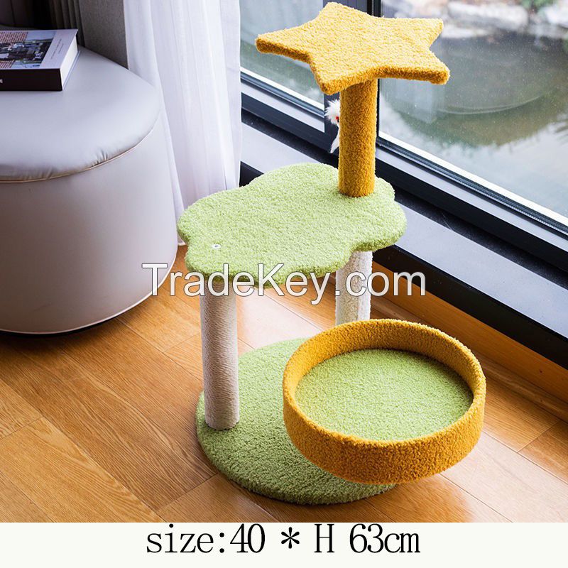 2022 Luxury Sisal Cat Tree Which Cat Tower With Toy Cat Scratching Tree