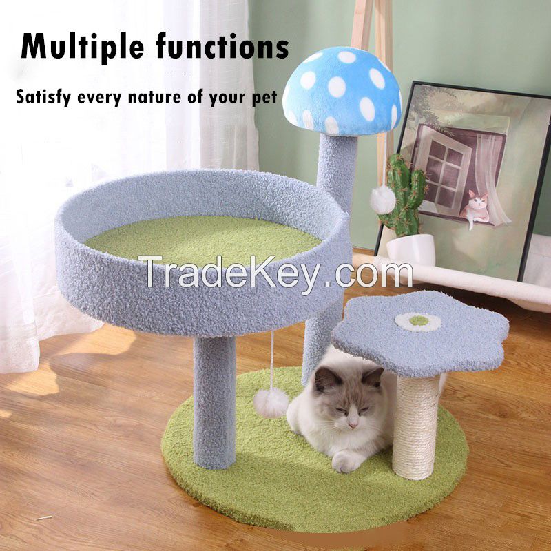 Manufacturer wholesale easy assemble durable cat tree wood