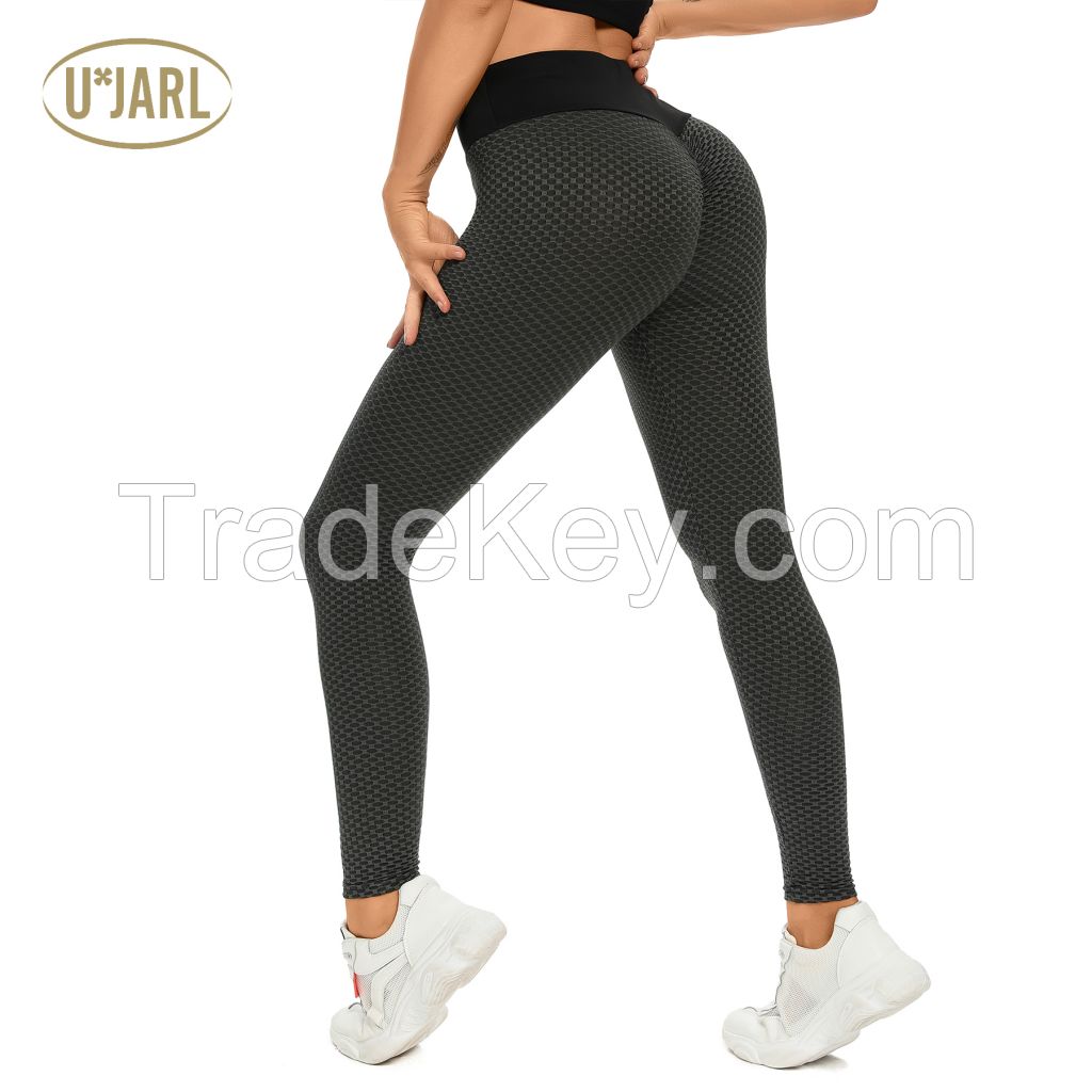 High Waist Butt Lifting Pants Women Sportswear Leggings For Fitness Gym Clothing Seamless Scrunch Booty Tight