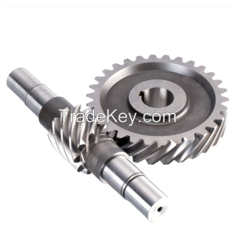 Customized Worm Gear Shaft Manufacturer Metal Machining Service High Precision SUS 304/316 Brass