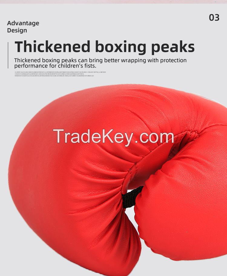 kids boxing glove PU Leather personalized OEM boxing gloves