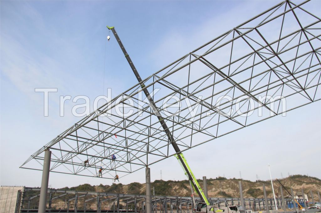 Design and Manufacture of Large Span Steel Space Frame Roof Structure