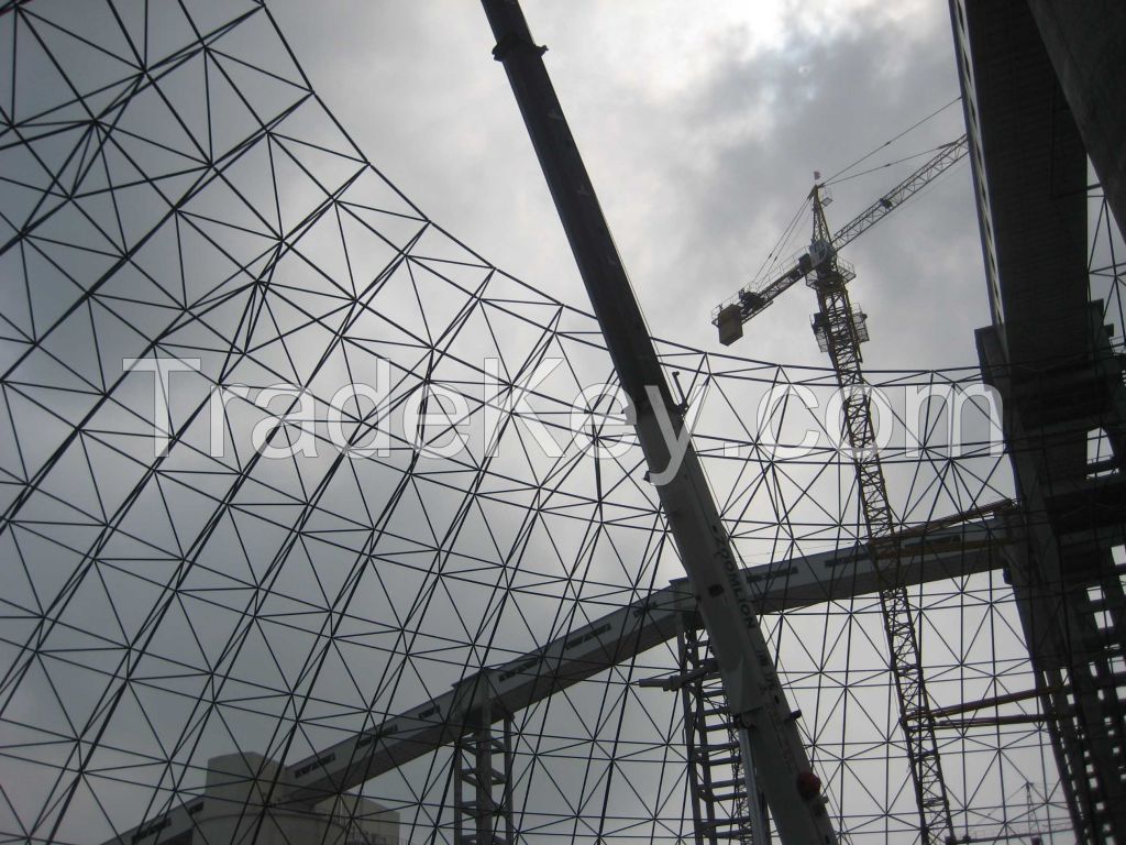 Design and Manufacture of Large Span Steel Space Frame Roof Structure