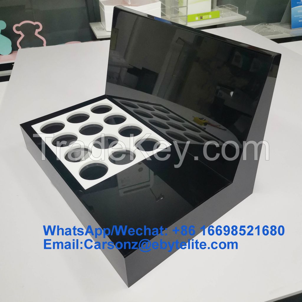 custom acrylic display make up holder  cosmetic holder