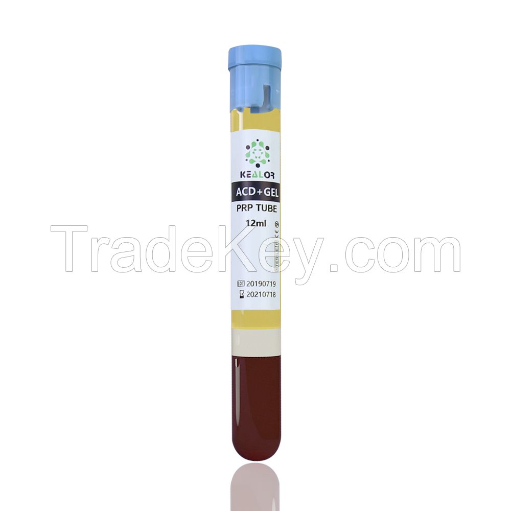 Prp Medical Blood Collection Tubes Platelet Rich Plasma Prp Tube for Hair Repair/Beauty Skin