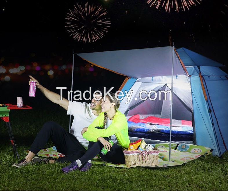 Tent, outdoor 3-4 person beach tent, thickened rainproof tent, camping tent, fully automatic tent, fast opening four side tent for camping,