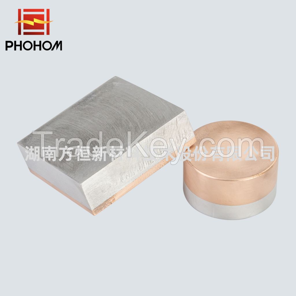 C1100 / A1060 Thick Aluminum and Copper Cladded Plates for Transitional Joint