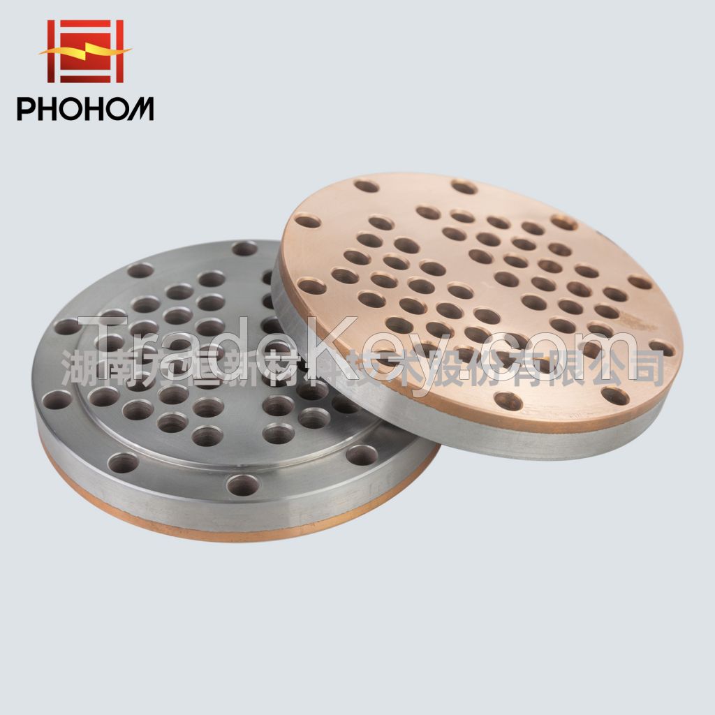 Explosioni Bonded B171 Copper Clad Plate ASME SB432 Production Code