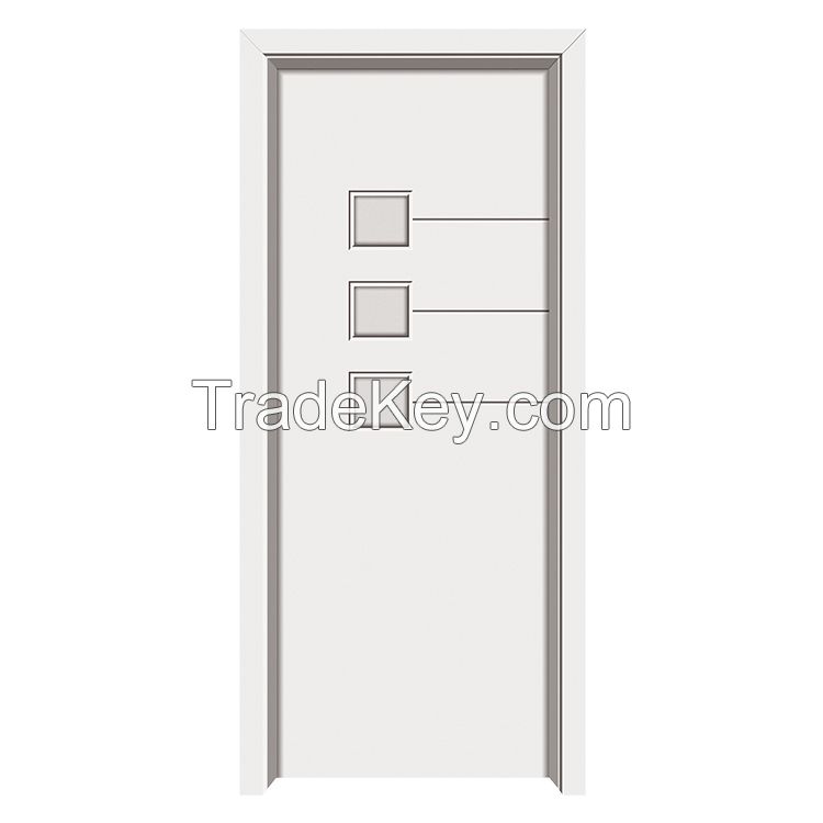 100% Water proof moisture resistant WPC door full plastic door