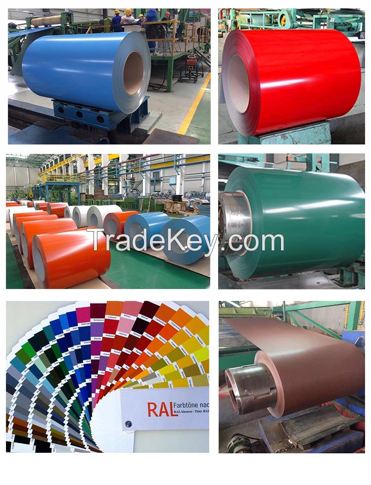 color coated steel sheet , PPGI , PPGL , prepainted galvanized iron sheet in coil 