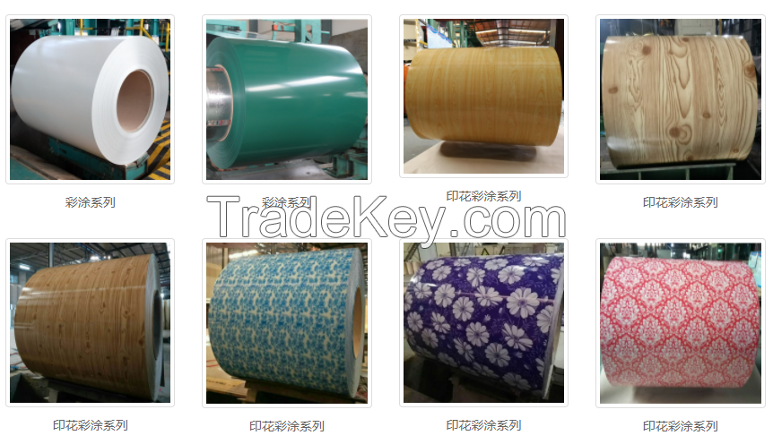 color coated steel sheet , PPGI , PPGL , prepainted galvanized iron sheet in coil 