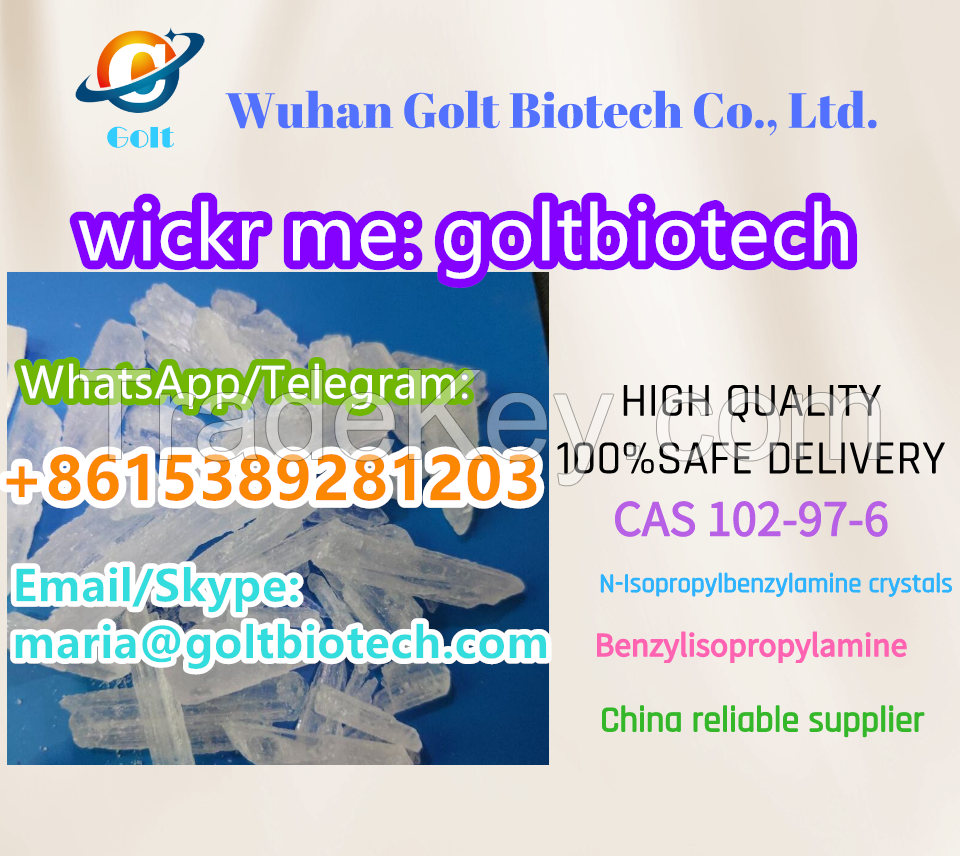 N-Isopropylbenzylamine CAS 102-97-6 crystal Wickr:goltbiotech