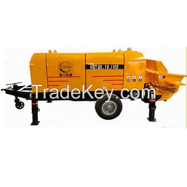 Concrete Mixer With Pump Electric Grount Pumps Skid Steer Portable Concrete Mixer Pump Trailer Small Diesel Cement Mixer