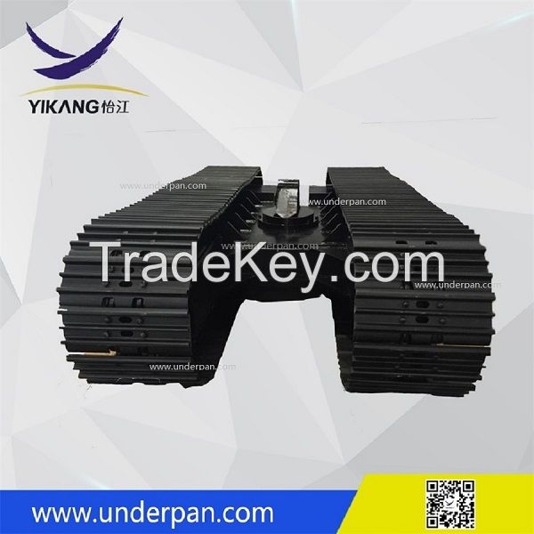 Custom seawater desilting robot crawler steel track undercarriage with slewing bearing from China YIKANG