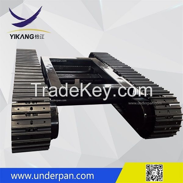 New Design custom Tile Press Equipment Parts Rubber Track Undercarriage for drilling rig excavator crusher