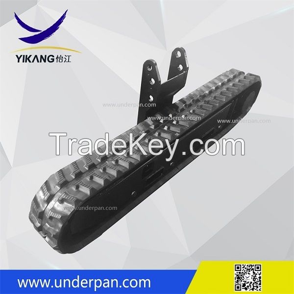 Hot Sale OEM custom Crawler Skid Steer Loader Parts Rubber Track Undercarriage by China YIKANG