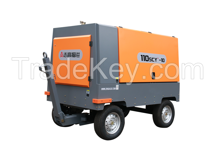 Small compact portable screw air compressor 