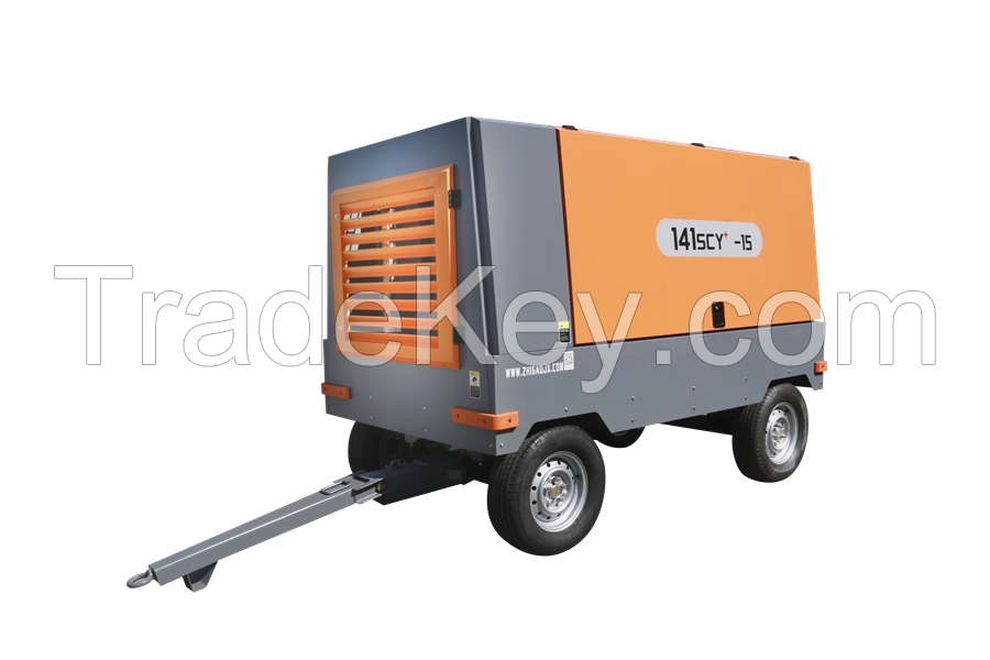 Medium  portable screw air compressor 