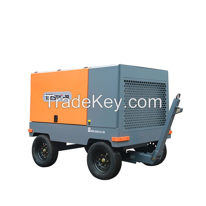 Large  portable screw air compressor 